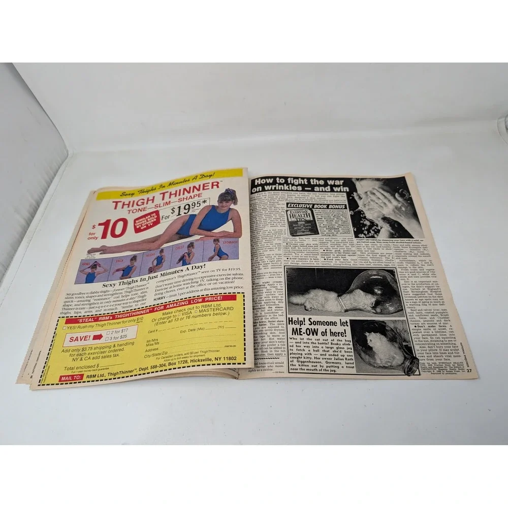 National Enquirer 1992 Jane Fonda Mike Tyson Ann Jillian‎ Michael Landon VTg 90s